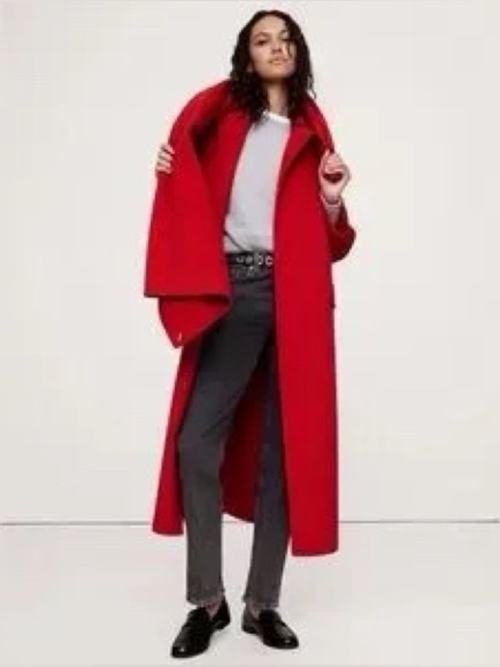 NWT!  Banana Repulic
Oversized Double-Faced Wool
cape
Coat - sm